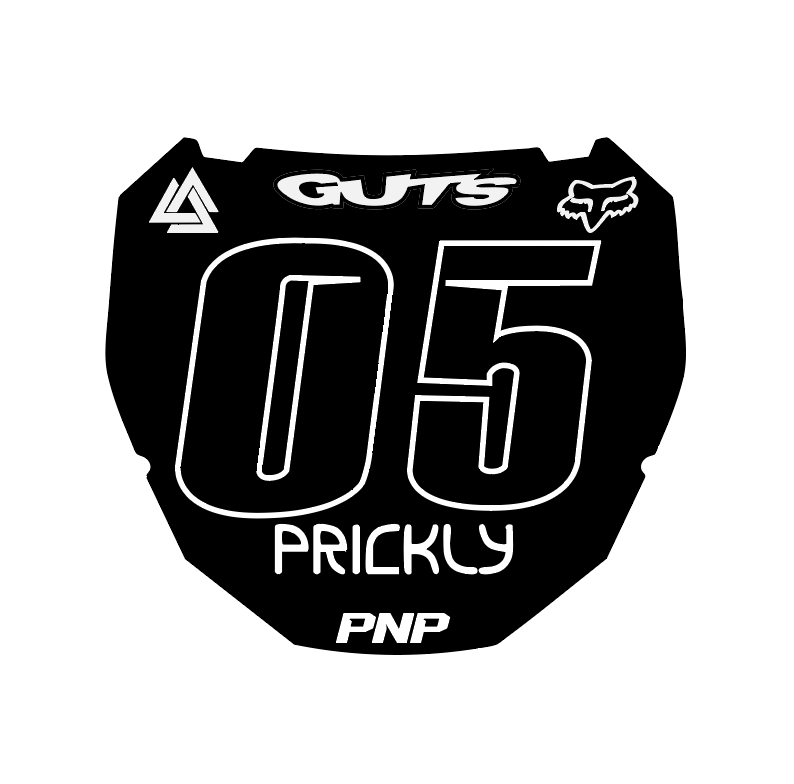 ODI Plate Decal + 3 Mini Plates