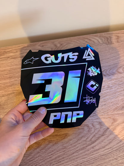 ODI Plate Decal + 3 Mini Plates