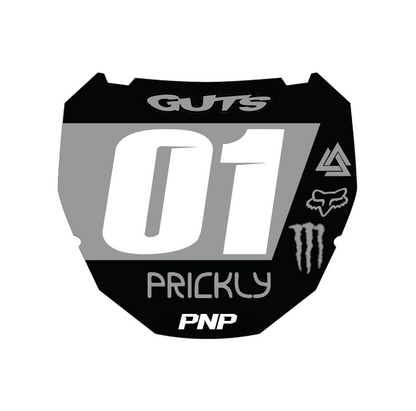 ODI Plate Decal + 3 Mini Plates