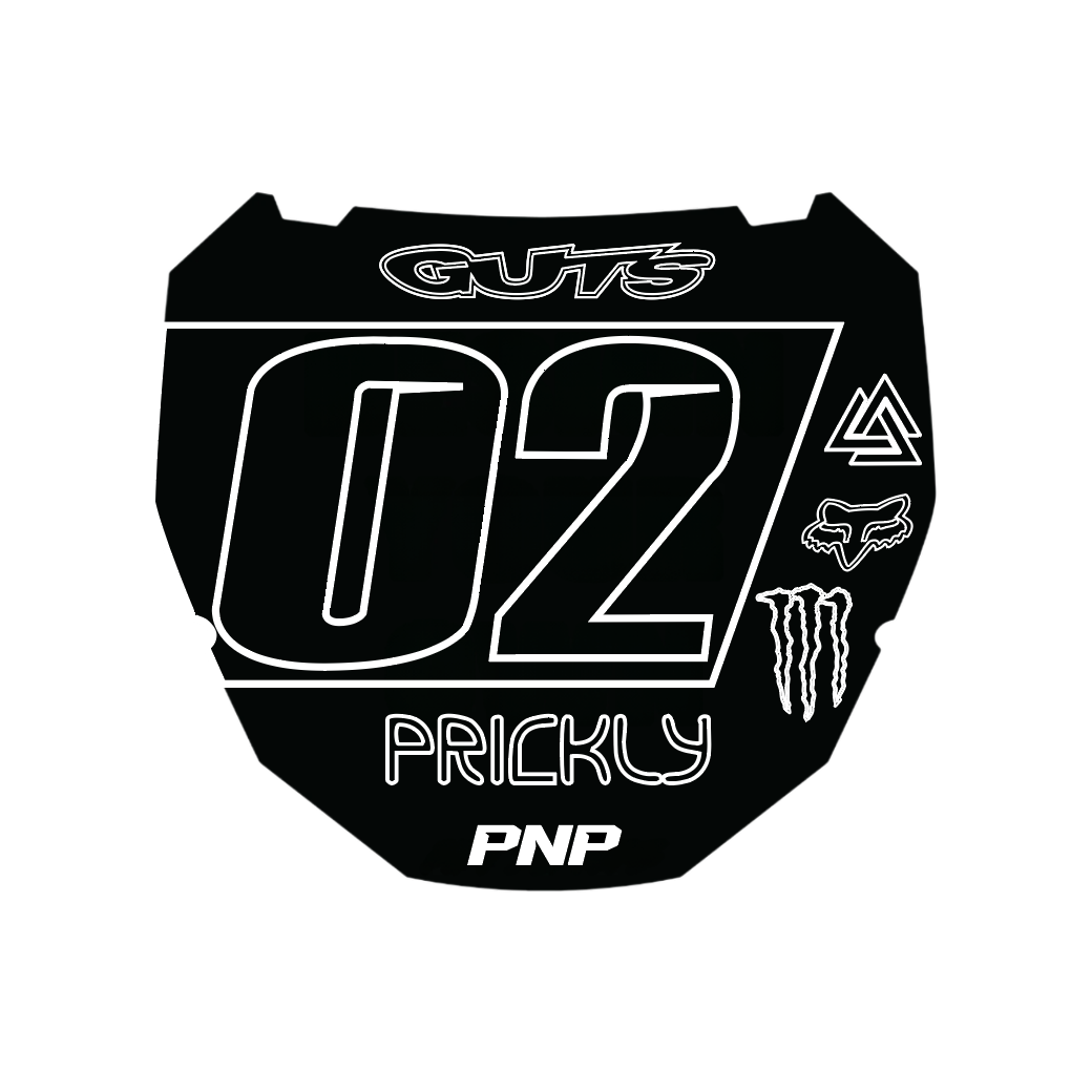 ODI Plate Decal + 3 Mini Plates