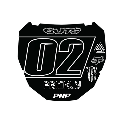 ODI Plate Decal + 3 Mini Plates