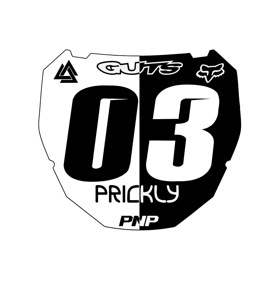 ODI Plate Decal + 3 Mini Plates